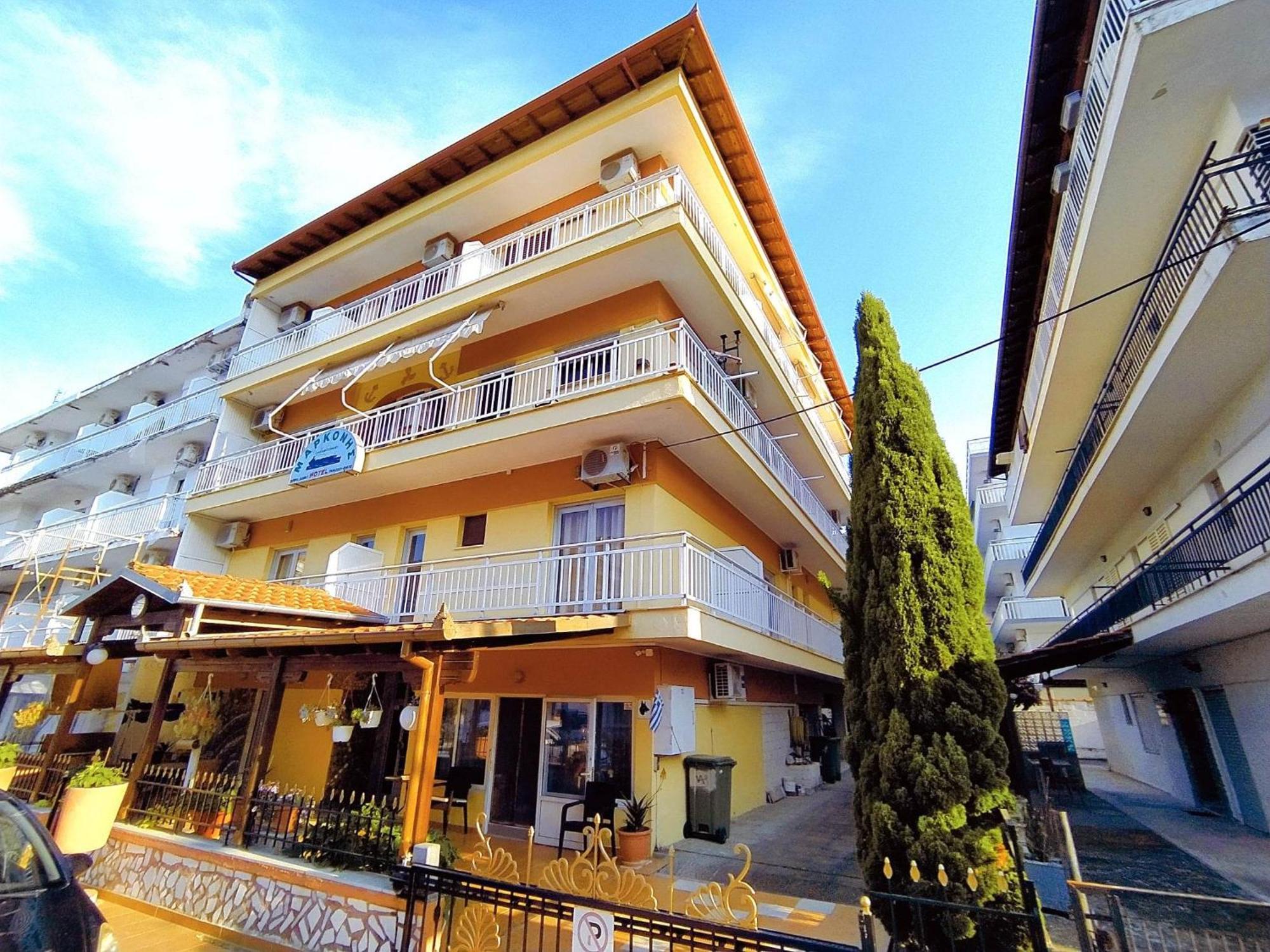 Hotel Μαρκονησ Paralía Exterior foto